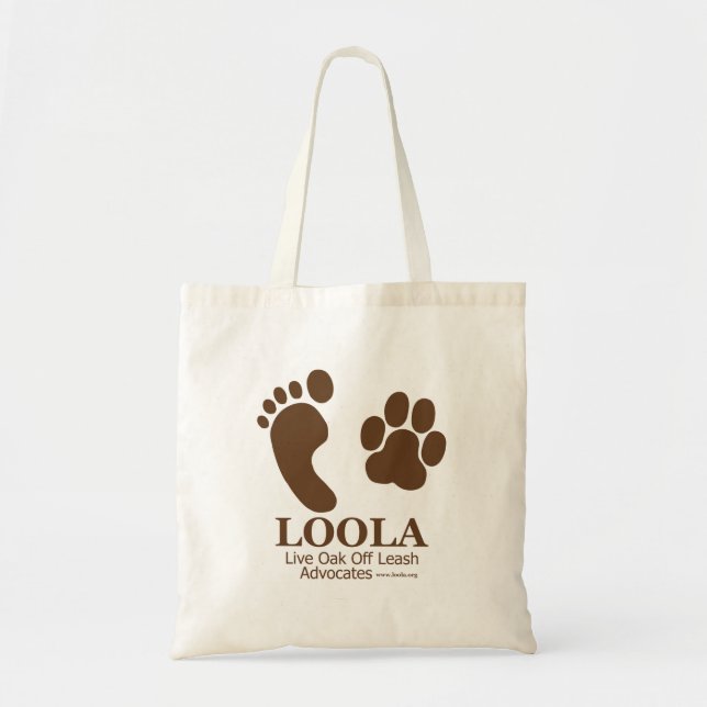 Canvas LOOLAorg Tote Bag (Front)