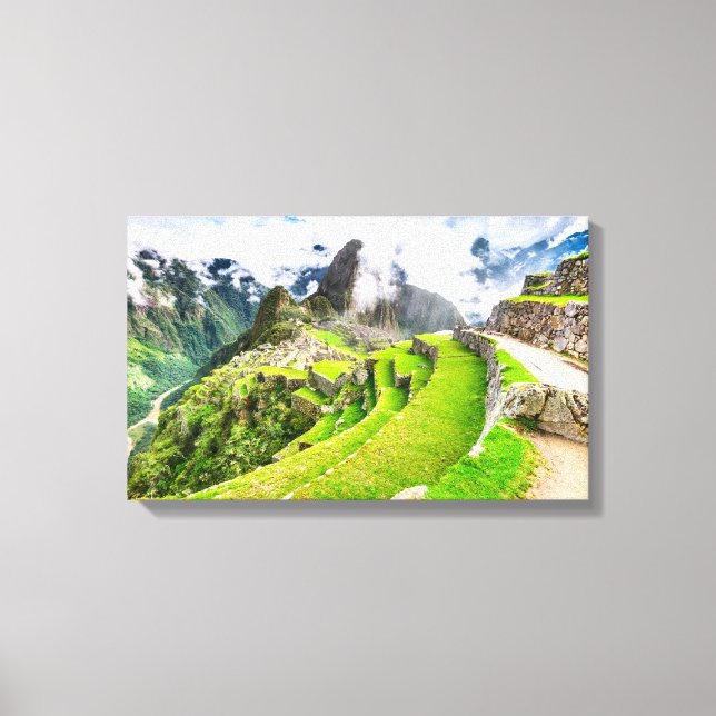 Canvas Machu Picchu, Cusco - Peru Print (Front)