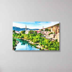 Canvas Mostar Print