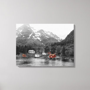 canvas - Norway (Raftsund near Trollfjord) Print