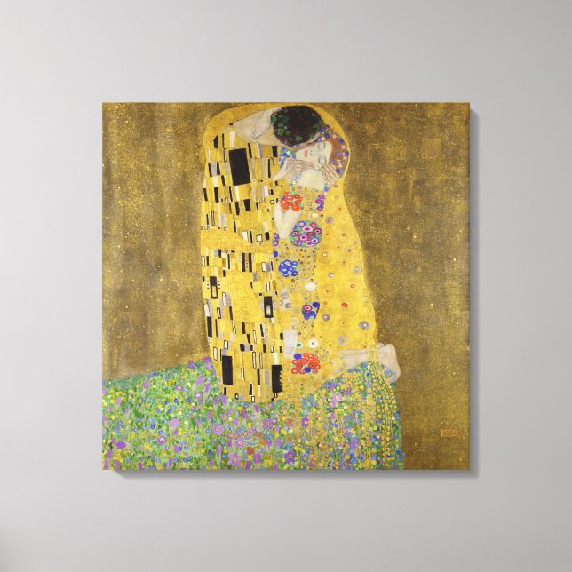 CANVAS PANEL : GUSTAV KLIMT : THE KISS PRINT (Front)