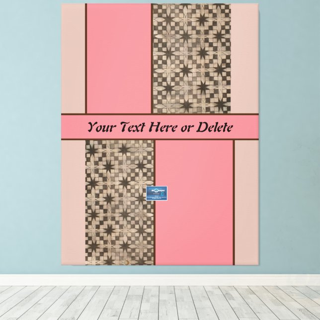 Canvas (Peach LED S.C.C.) RFPMDesigns ©️2023/4 Print (Insitu(Wood Floor))