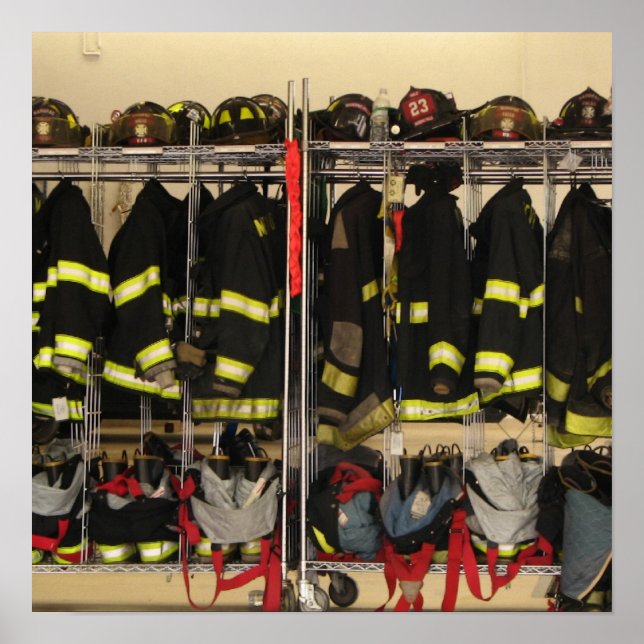 Canvas Print Bunker Gear (Front)