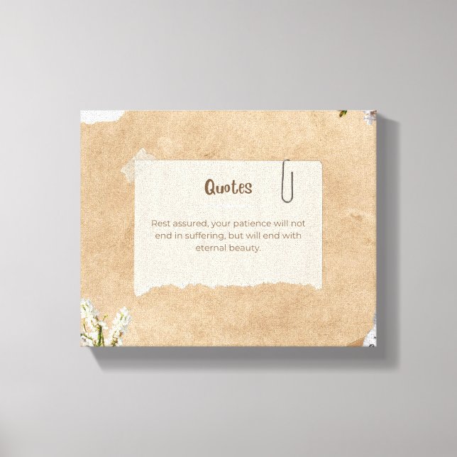 Canvas Print Design. (Front)