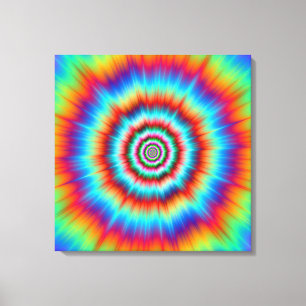 Canvas Print  Explosion in Blue and Orange