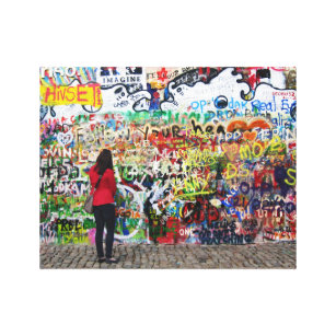 Canvas Print - John Lennon Wall, Prague