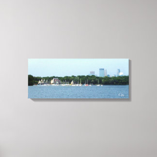 Canvas Print: Lake Harriet & Minneapolis Skyline_ Print
