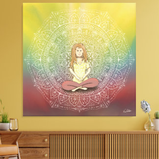 Canvas Print Mandala Art