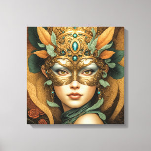 Canvas Print (Masked Beauty)