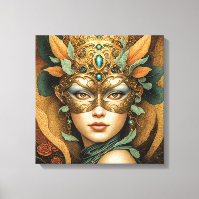 Canvas Print (Masked Beauty) (Front)