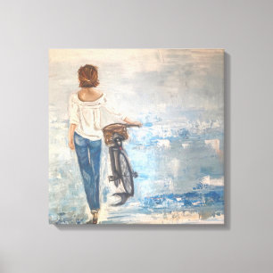 Canvas print of origonal oil on canvas