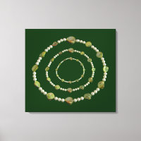 Canvas Print - Pearls and Stones