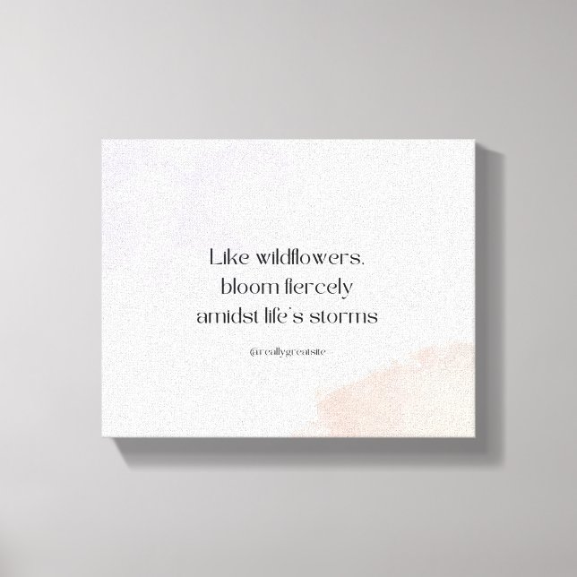 Canvas Print. Print (Front)