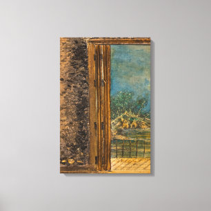 Canvas Print - Sea View Acrylic On Wood Painting