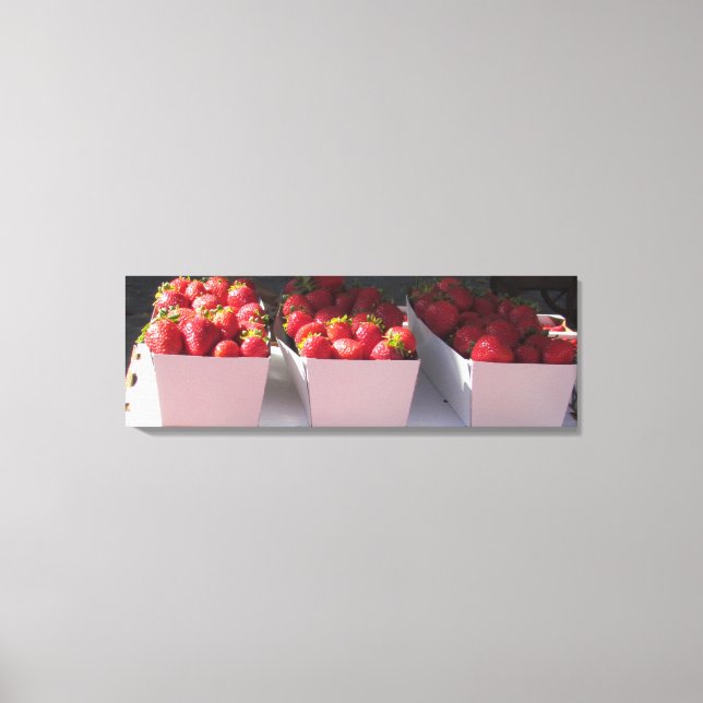 Canvas Print – Strawberry Baskets (Front)