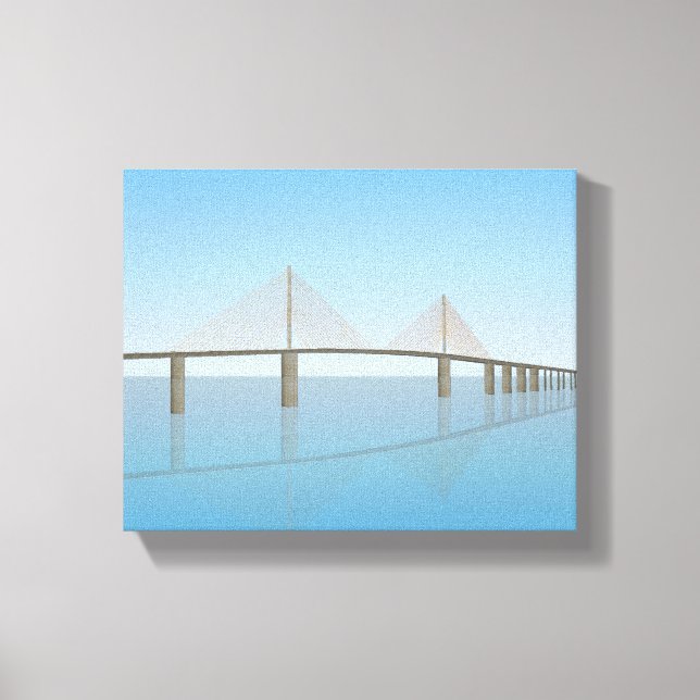 Canvas Print: Sunshine Skyway Bridge (Front)