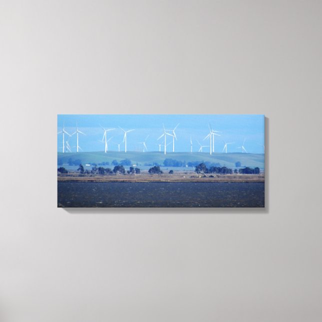 Canvas print - Wind Farm on Delta (Front)