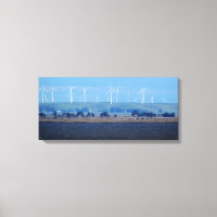 Canvas print - Wind Farm on Delta