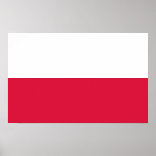 Canvas Print with Flag of Poland (Front)
