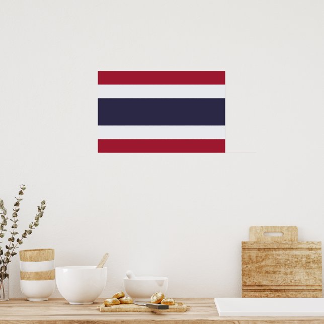 Canvas Print with Flag of Thailand (Kitchen)