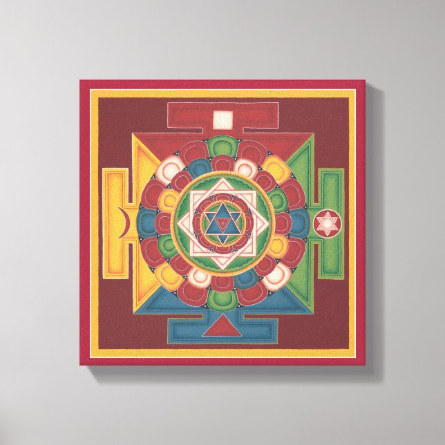 CANVAS SQUARE - Mandala of the 5 Elements (Front)
