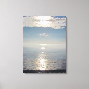 Canvas - Sunset over Pacific Ocean Print