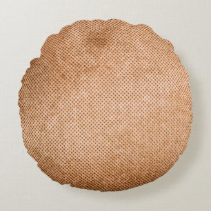 Canvas texture vintage background. vintage, old, r round cushion
