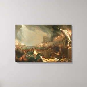 Canvas The Course of Empire Destruction Cole T. Print