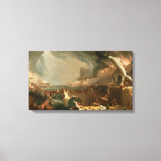 Canvas The Course of Empire Destruction Cole T. Print (Front)
