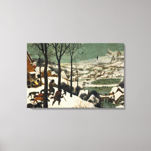 Canvas The Hunters in the Snow Pieter Bruegel Print