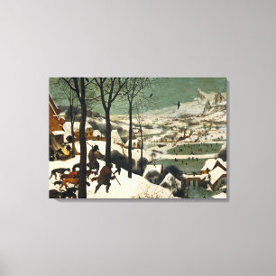Canvas The Hunters in the Snow Pieter Bruegel Print