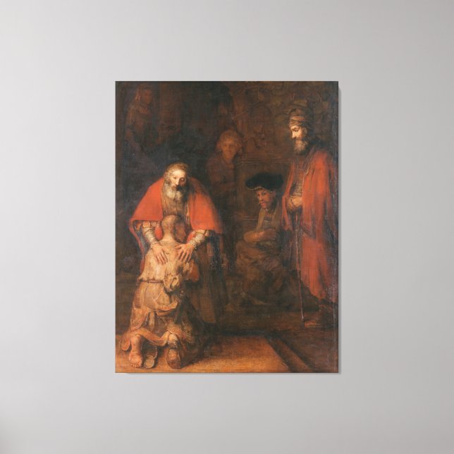 Canvas The Return of the Prodigal Son Rembrandt Print (Front)