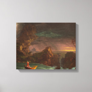 Canvas The Voyage of Life, Manhood, Thomas Cole Print