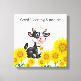 Canvas Wall Art-Country Cow Print