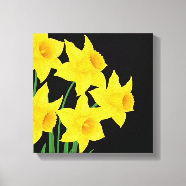 Canvas Wall Art-Daffodils Print (Front)