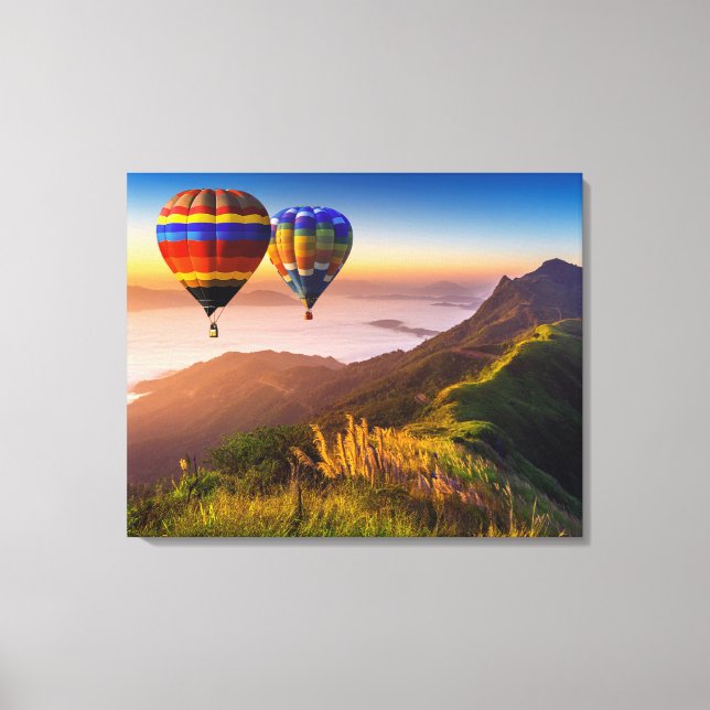 Canvas Wall Art-Hot Air Balloons (Front)