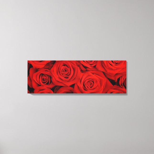 Canvas Wall Art-Red Roses Print (Front)