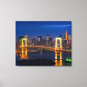 Canvas Wall Art-Tokyo Skyline Print