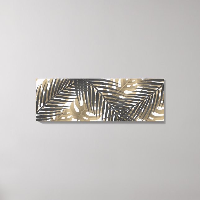 Canvas Wall Art-Tropical Leaves Print (Front)