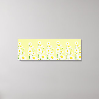 Canvas Wall Art-White Daisies Print