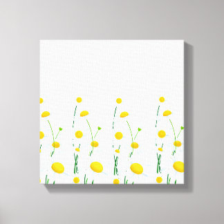 Canvas Wall Art-White Daisies Print