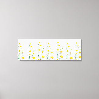 Canvas Wall Art-White Daisies Print