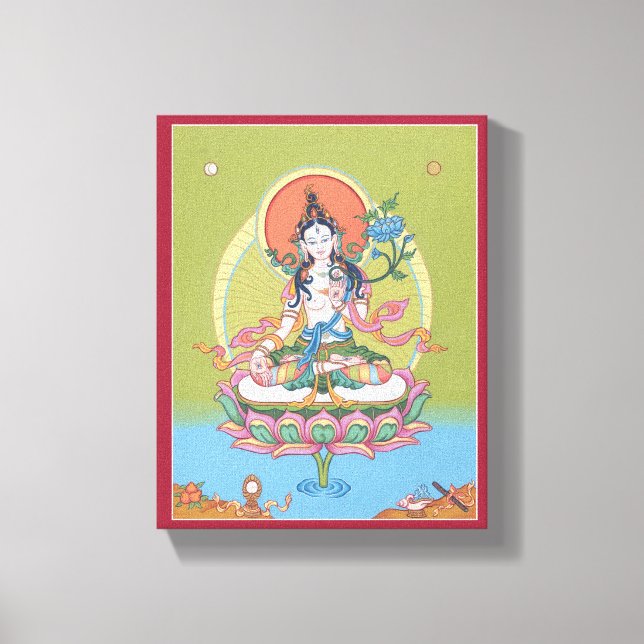 CANVAS - White Tara Print (Front)