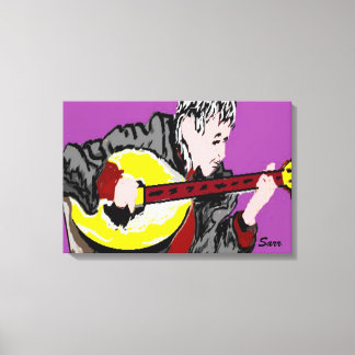 Canvas Wrap / Bouzouki Player Print