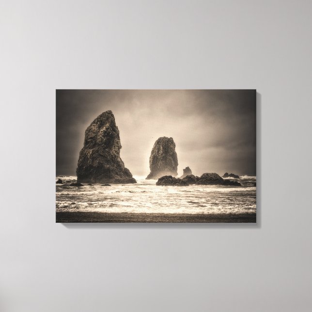 Canvas Wrap: The Needles 1 Toned Print (Front)