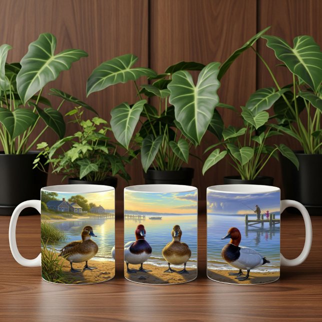 Canvasback Ducks Coffee Mug Wrap Design  (Creator Uploaded)