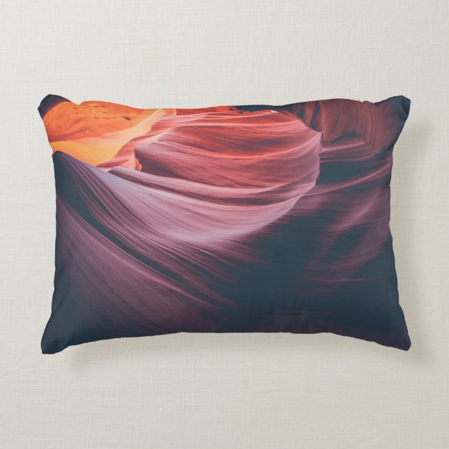 Canyon antelope canyon sandstone decorative cushion (Front)