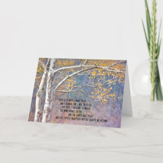 CANYON BIRCH Greeting Card