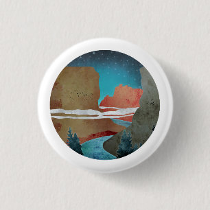 Canyon Birds 3 Cm Round Badge