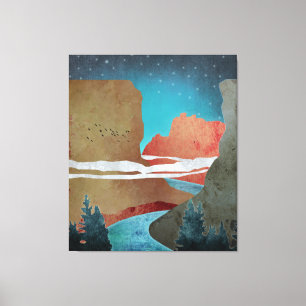 Canyon Birds Canvas Print